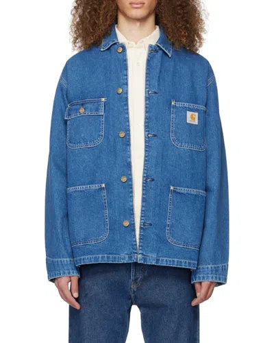 Carhartt Og Chore Denim Jacket In Blue