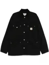 Carhartt Work In Progress Flint Corduroy Button-up Shirt In Black