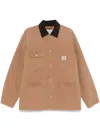 Carhartt Long-sleeved Casual Jacket In Brown