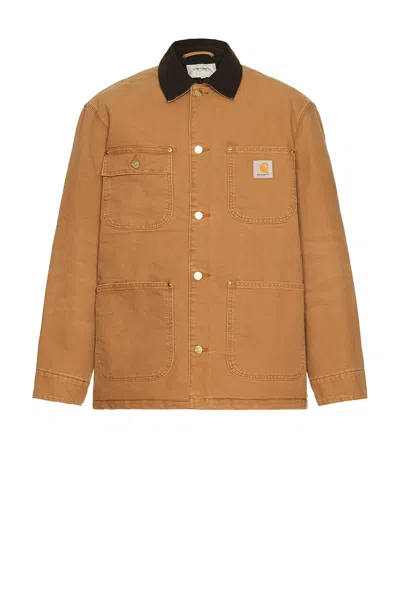 Carhartt Og Chore Jacket In Brown