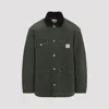 Carhartt Utility Chore Coat Corduroy Collar In Green