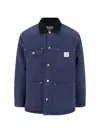 Carhartt Og Chore Corduroy-collar Denim Jacket In Multi