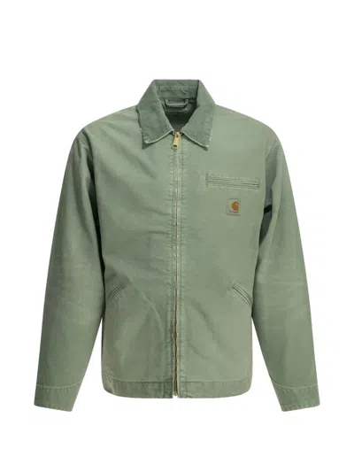 Carhartt Shady Green Og Detroit Velvet Collar Jacket