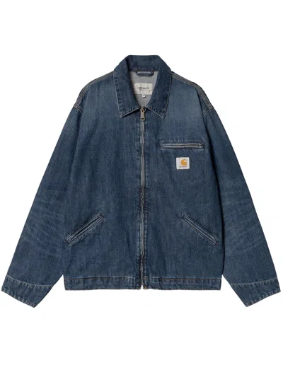 Carhartt Og Detroit Jacket In Blue
