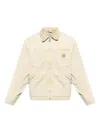 Carhartt Yellow Denim Og Detroit Jacket In Neutral