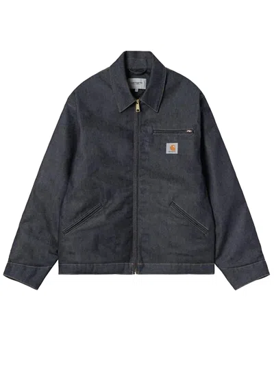 Carhartt Og Detroit Jacket In Blue