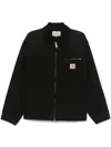 Carhartt Solid Color Rainer Lightweight Jacket With Breast Pocket In Black