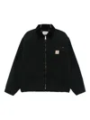 Carhartt Work In Progress Detroit Organic Cotton Canvas Jacket In Black