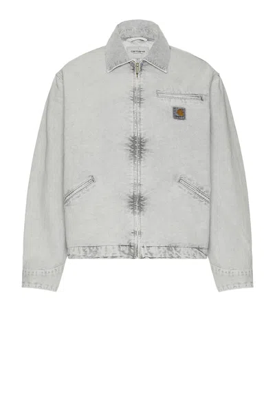 Carhartt Og Detroit Jacket In Gray