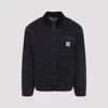 Carhartt Work In Progress Detroit Organic Cotton Canvas Jacket In Black
