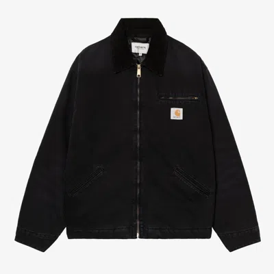 Carhartt Og Detroit Jacket In Black