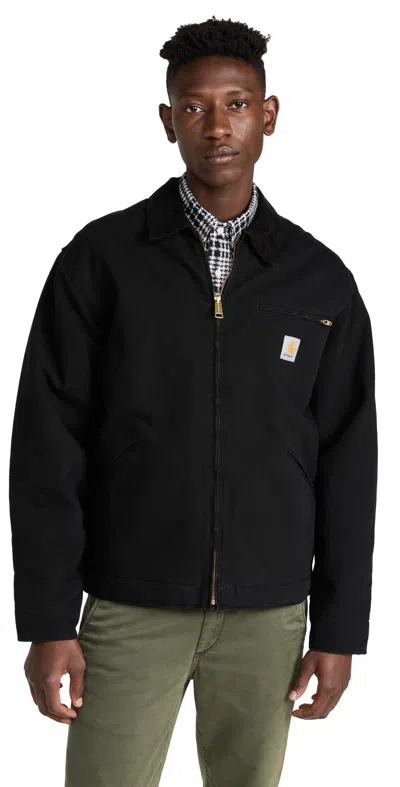 Carhartt Og Detroit Dearborn Jacket In Black