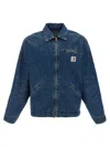 Carhartt Og Detroit Puffer Jackets Blue In Blue
