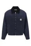 Carhartt Zip-fastening Logo-patch Jacket In Blue