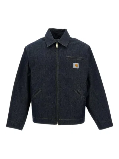 Carhartt Og Detroit Jacket In Blue