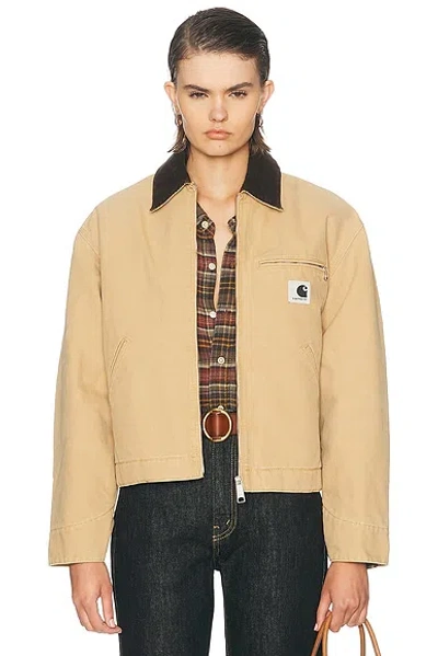 Carhartt Og Detroit Jacket In Brown