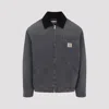 Carhartt Detroit Utility Jacket Front Pocket In Gray