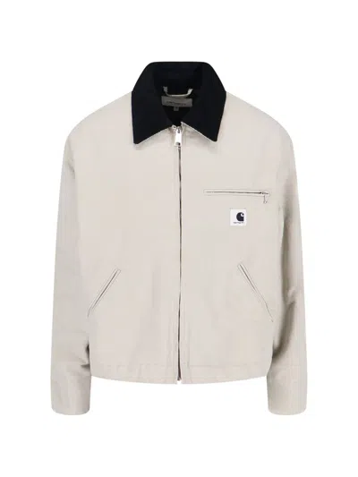 Carhartt 'og Detroit' Jacket In Gray