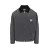 Carhartt Detroit Utility Jacket Front Pocket In Gray