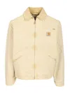 Carhartt Yellow Denim Og Detroit Jacket In Brown
