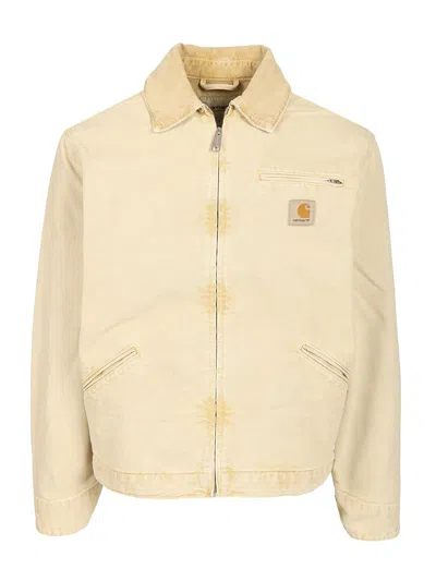 CARHARTT OG DETROIT JACKETS BEIGE