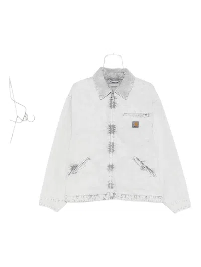 Carhartt Og Detroit Organic-cotton Jacket In Multi