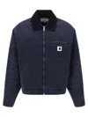 Carhartt Zip-fastening Logo-patch Jacket In Blue