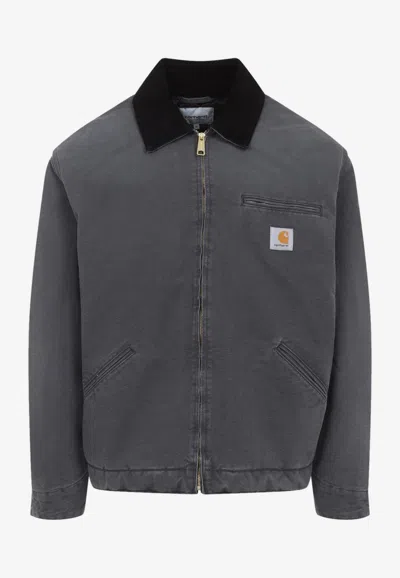 CARHARTT OG DETROIT ZIP-UP DENIM JACKET