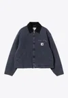 Carhartt Og Detroit Zip-up Jacket In Blue