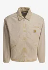 Carhartt Og Detroit Zip-up Jacket In Neutral