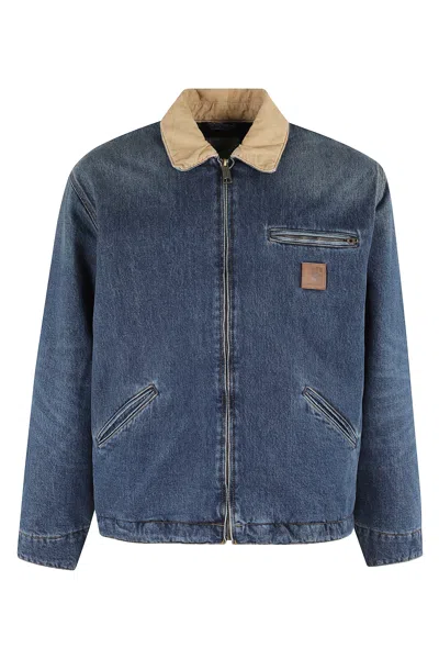 Carhartt Og Detroiy Jacket In Blue