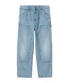 Carhartt Light Blue Relaxed Jeans In Blue