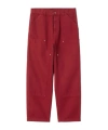 Carhartt Og Double Pockets Trousers In Red