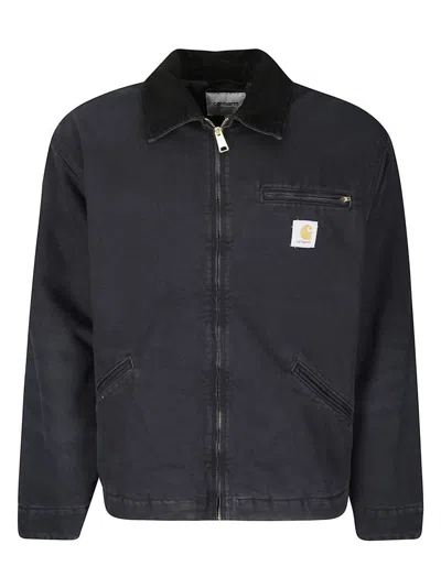 Carhartt Og Dteroit Jacket In Black