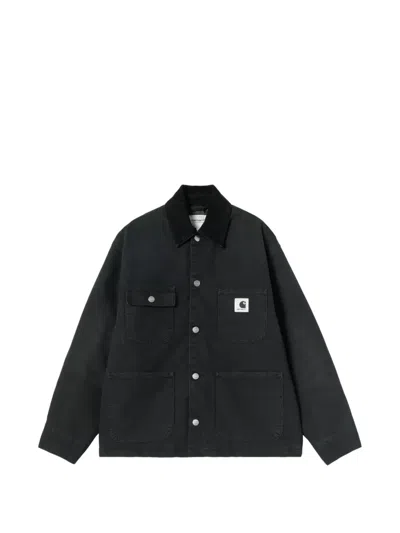 Carhartt Og Michigan Denim Jacket In Black