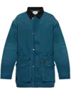 Carhartt Og Santa Fe Denim Coat In 蓝色