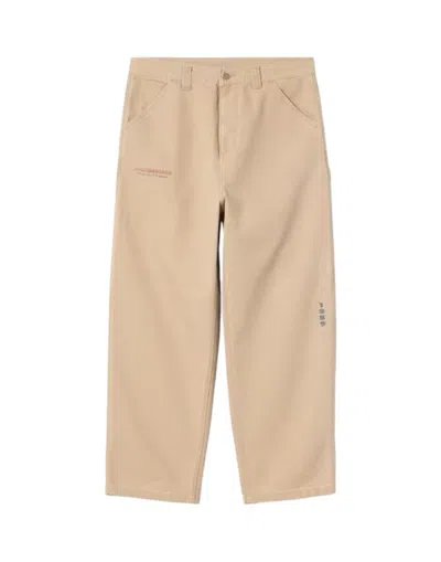 Carhartt Wip Og Single Knee Graphic Pants In Nude