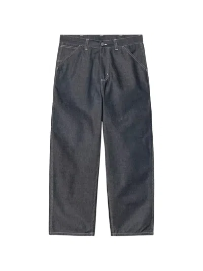 Carhartt Og Contrast-stitching Jeans In Black