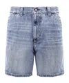 Carhartt Og Single Knee Shorts In Blue Burst Washed