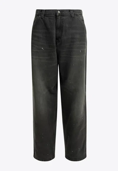 Carhartt Og Work Denim Pants Carpenter Style In Black