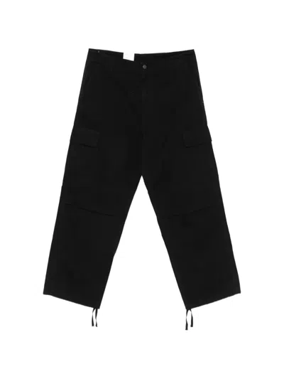 Carhartt Og Stone-washed Cargo Pants In Black