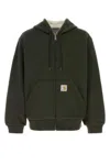 Carhartt Active Hooded Sweat Jacket With Kangaroo Pocket In Animal Print