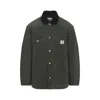 Carhartt Og Chore Coat Padded Organic Cotton Jacket In Green