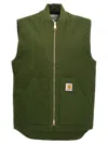 Carhartt Wip Vest Jacket With Patch Logo In Green