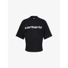 Carhartt Omens Black Archive Script Logo-print Cotton T-shirt