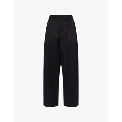 Carhartt Omens Black Brady Relaxed-fit Straight-leg Cotton-twill Trousers