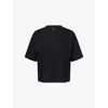 Carhartt Omens Black Chester  Logo-print Cotton T-shirt