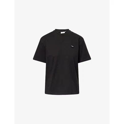 Carhartt Omens  Wip Ingo Brand-patch Cotton-jersey T-shirt In Black