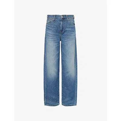Carhartt Omens Blue Arin Tapered-leg Denim Trousers