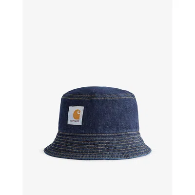 Carhartt Omens Blue Belmar Denim Bucket Hat L/xl